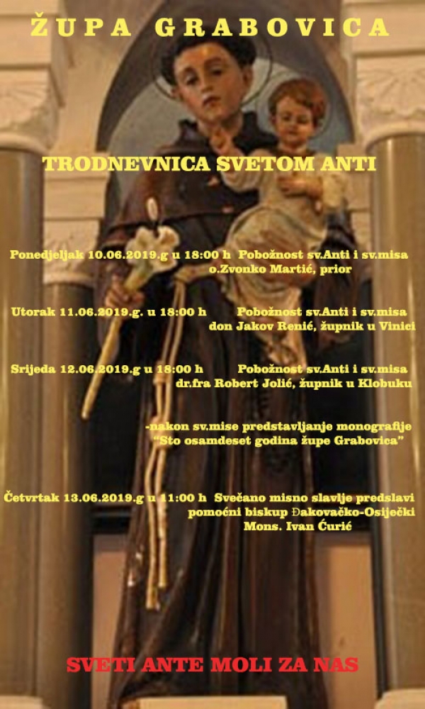 Trodnevnica i proslava sv.Ante