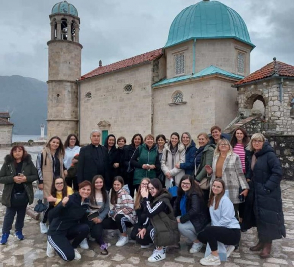 Posjet župnog zbora Kotorskoj biskupiji